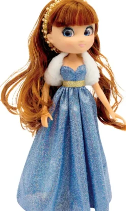 UNIQUE EYES - POUPEE 25 CM AVEC ROBE DE GALA