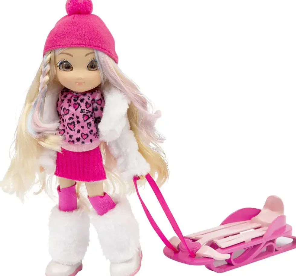 UNIQUE EYES - POUPEEWINTER HOLIDAY -25 CM + ACCESSOIRES