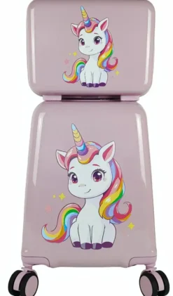 VALISE LICORNE AVEC VANITY