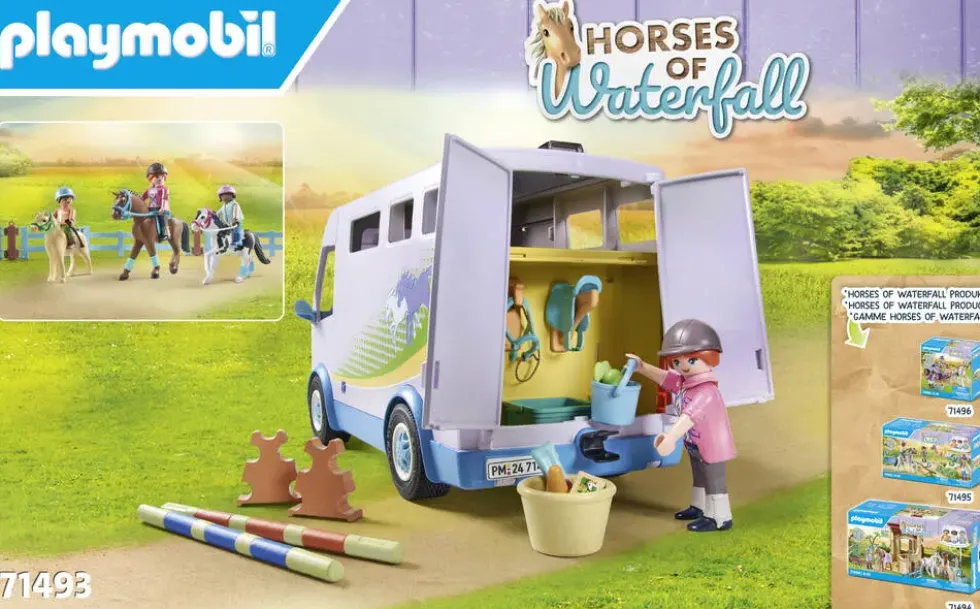 VAN POUR CHEVAL ET PONEYS AVEC ENCLOS - 71493
