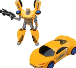 VEHICULE TRANSFORMABLE JAUNE