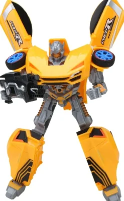 VEHICULE TRANSFORMABLE JAUNE