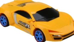 VEHICULE TRANSFORMABLE JAUNE