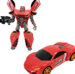 VEHICULE TRANSFORMABLE ROUGE