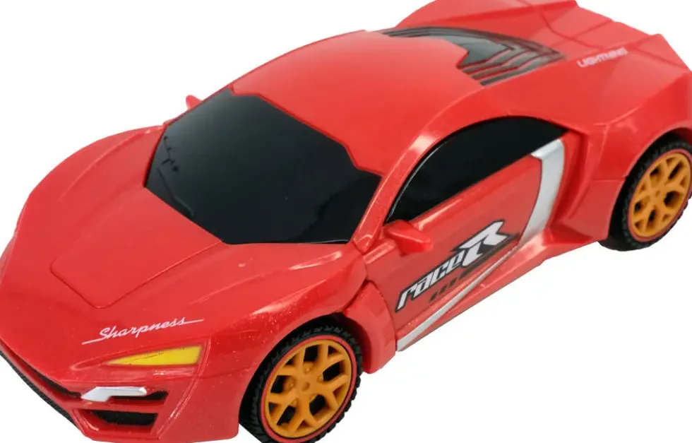 VEHICULE TRANSFORMABLE ROUGE