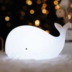 VEILLEUSE BALEINE EN SILICONE RECHARGEABLE