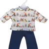 VETEMENT POUPONS - T-SHIRT ANIMAUX ET JEAN