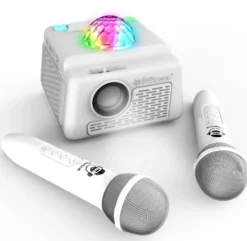 VIDEOPROJECTEUR AVEC 2 MICROS SANS FIL