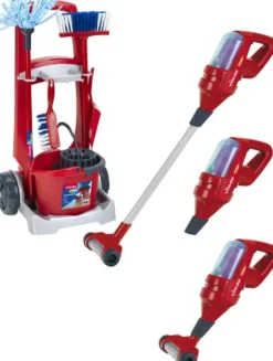 VILEDA - CHARIOT DE MENAGE + ASPIRATEUR UPRIGHT 3EN1