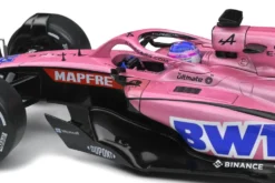 1/18 VOITURE ALPINE A522 PINK F. ALONSO BAHREIN GRAND PRIX 2022