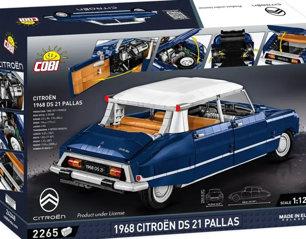 VOITURE CITROEN DS 21 PALLAS 1968 1:12