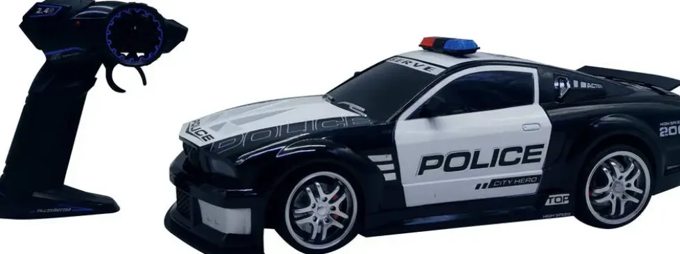 VOITURE DE POLICE RADIOCOMMANDEE 1:12