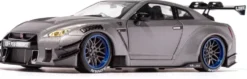 1/18 VOITURE NISSAN GT-R R35 LIBERTY WALK BODY KIT 2.0 ARGENT 2023