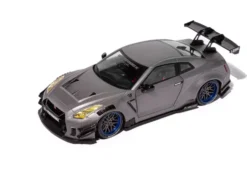 1/18 VOITURE NISSAN GT-R R35 LIBERTY WALK BODY KIT 2.0 ARGENT 2023