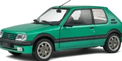 1/18 VOITURE PEUGEOT 205 GTI GRIFFE GREEN 1992