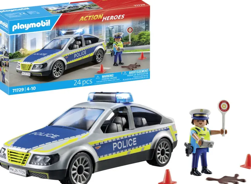 VOITURE POLICE AVEC SIRENE ET GYROPHARE - 71729