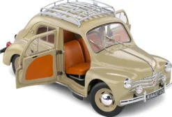 1/18 VOITURE RENAULT 4CV BEIGE 1956