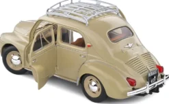 1/18 VOITURE RENAULT 4CV BEIGE 1956
