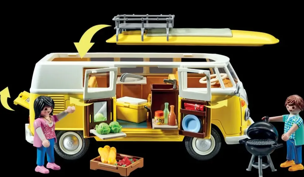 VOLKSWAGEN T1 COMBI JAUNE 71520