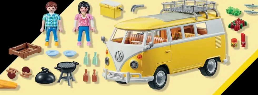 VOLKSWAGEN T1 COMBI JAUNE 71520