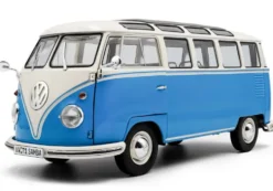1/18 VOLKSWAGEN T1 21 WINDOWS BABY BLUE / WHITE 1962