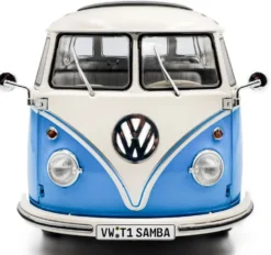 1/18 VOLKSWAGEN T1 21 WINDOWS BABY BLUE / WHITE 1962