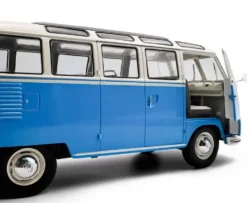 1/18 VOLKSWAGEN T1 21 WINDOWS BABY BLUE / WHITE 1962