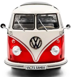 1/18 VOLKSWAGEN T1 21 WINDOWS RED / WHITE 1962