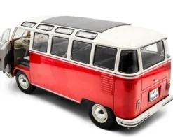 1/18 VOLKSWAGEN T1 21 WINDOWS RED / WHITE 1962