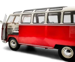 1/18 VOLKSWAGEN T1 21 WINDOWS RED / WHITE 1962
