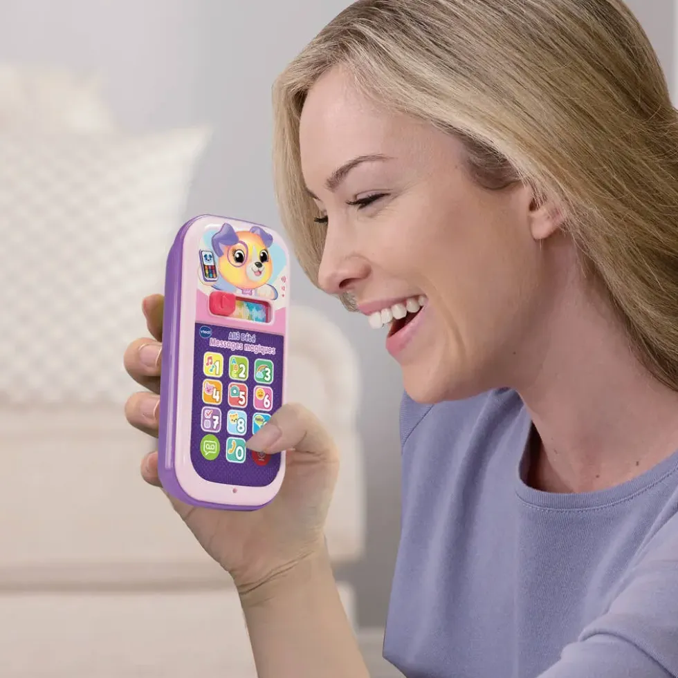 VTECH BABY - ALLO BEBE MESSAGES MAGIQUES ROSE