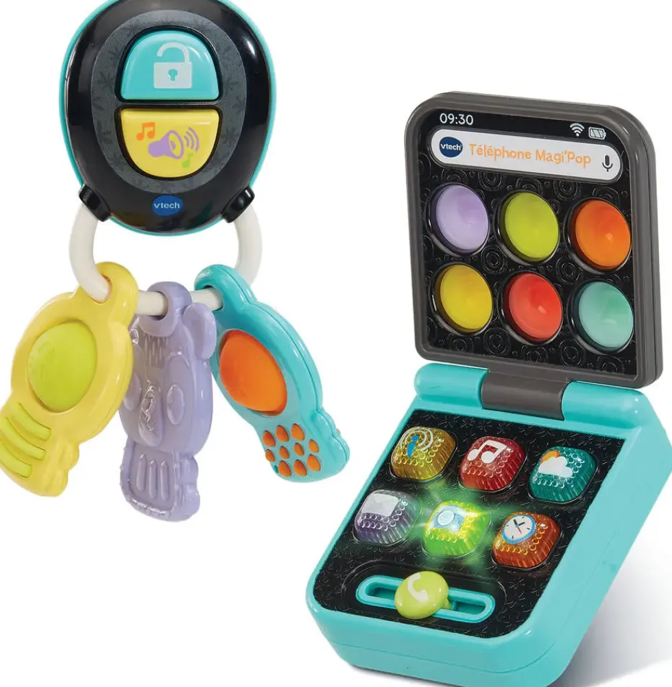 VTECH BABY - COFFRET CLES TELEPHONE MAGIPOP