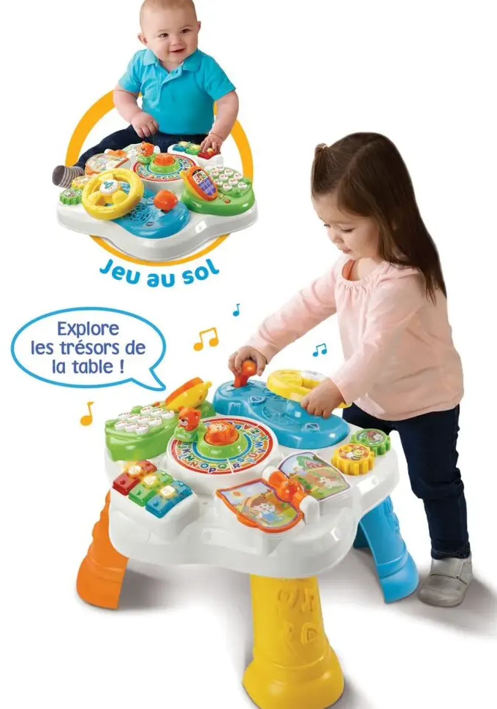 VTECH BABY - MA TABLE D ACTIVITES BILINGUE MULTICOLORE
