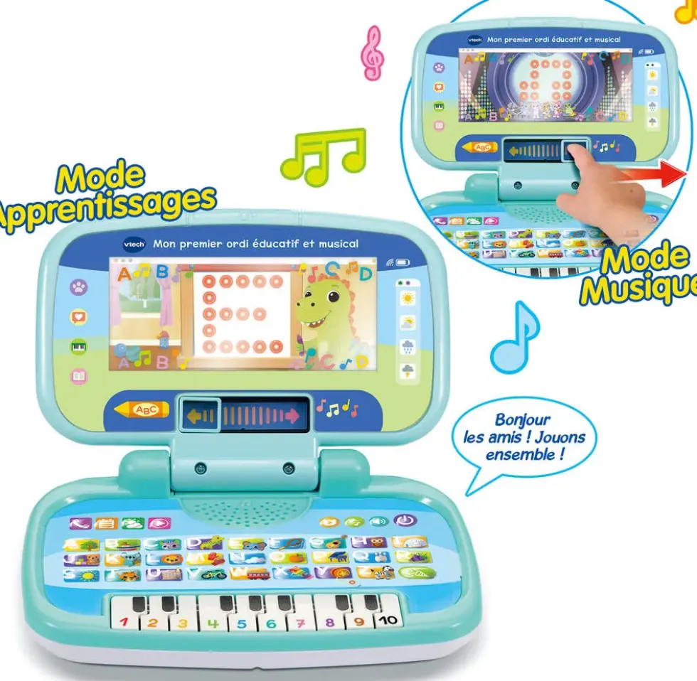VTECH BABY - MON PREMIER ORDI EDUCATIF ET MUSICAL