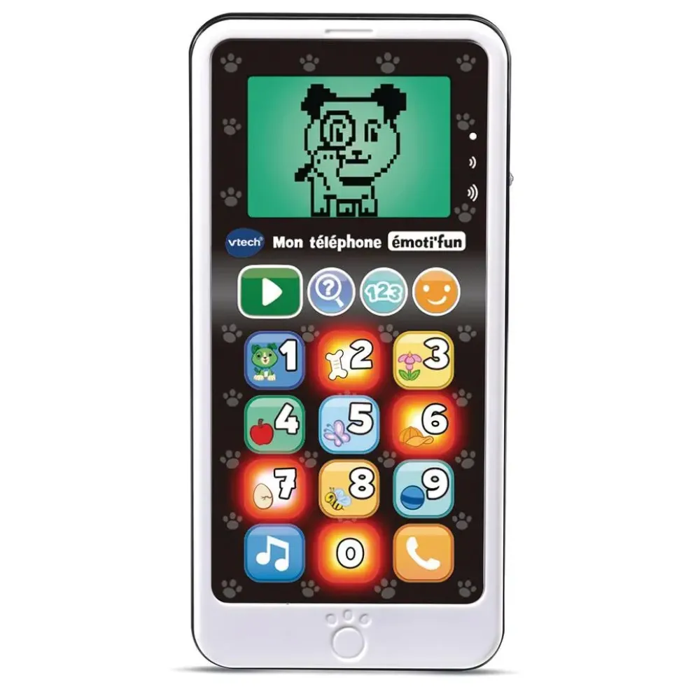VTECH BABY - MON TELEPHONE EMOTI'FUN NOIR & BLANC