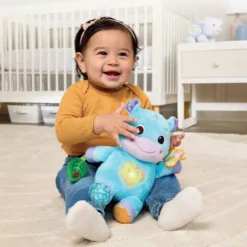 VTECH BABY - PELUCHE INTERACTIVE - THEO MON HIPPO CALIN