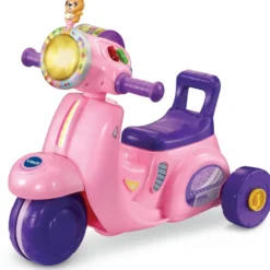 VTECH BABY - PORTEUR SCOOTER INTERACTIF 3 EN 1 ROSE