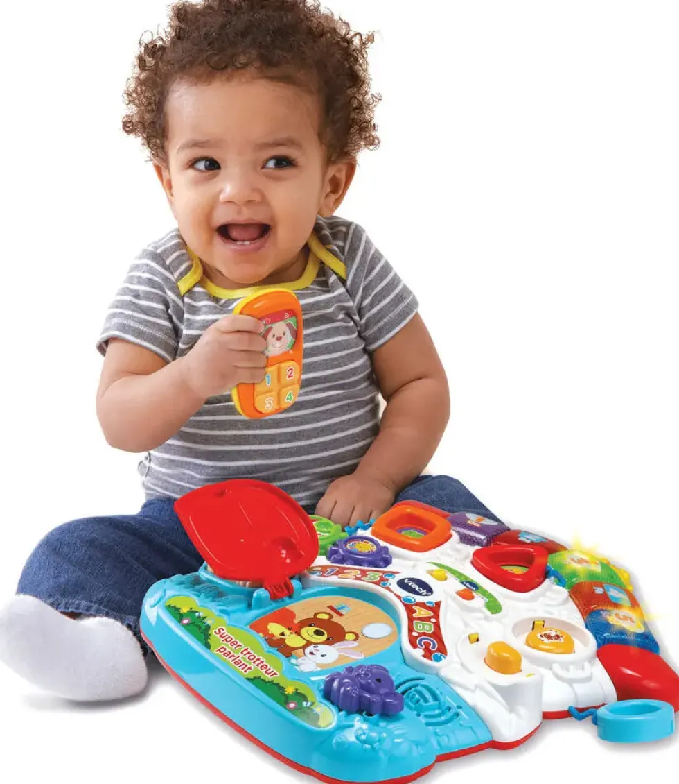 VTECH BABY - SUPER TROTTEUR PARLANT 2 EN 1 ORANGE