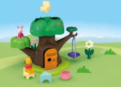 WINNIE L'OURSON ET PORCINET AVEC CABANE - 71693