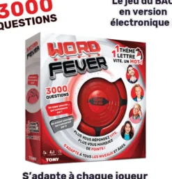 WORD FEVER - JEUX FAMILLE ELECTRONIQUE