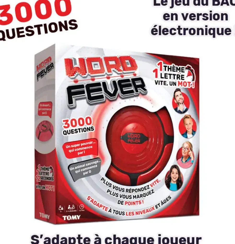 WORD FEVER - JEUX FAMILLE ELECTRONIQUE