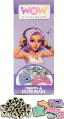 WOW GENERATION - MALLETTE DE 5 LIPGLOSS A PERSONNALISER AVEC CHARMS, PERLES ET ACCESSOIRES
