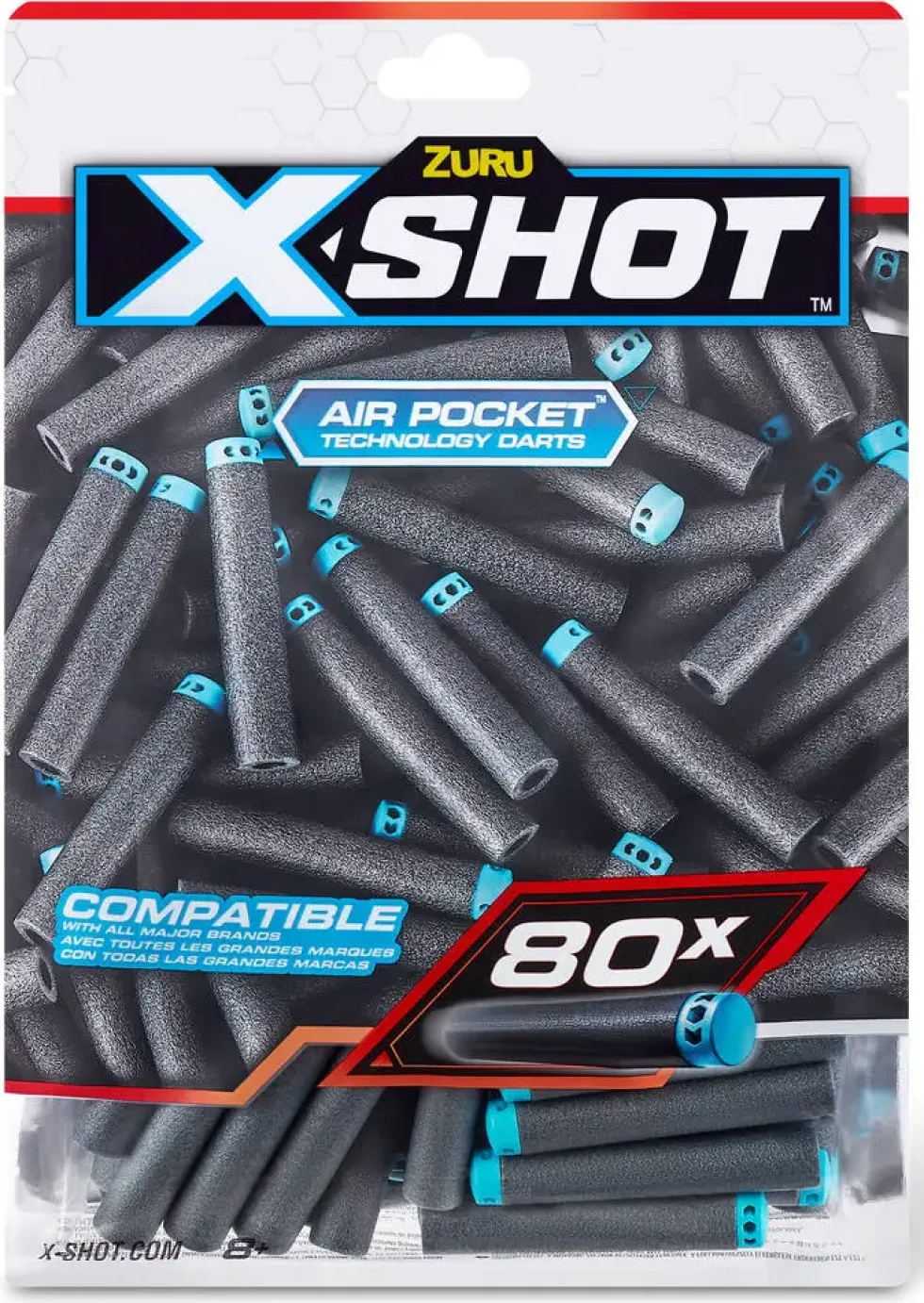 X-SHOT EXCEL - PACK 80 FLECHETTES