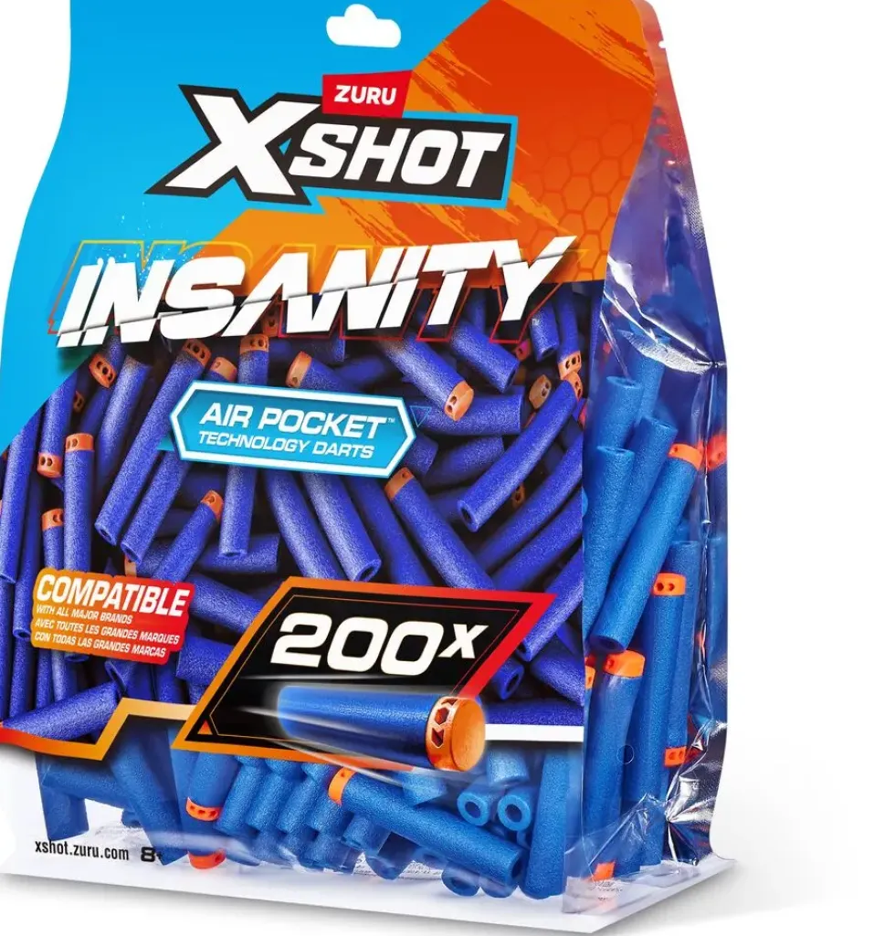 XSHOT INSANITY PACK DE 200 FLECHETTES