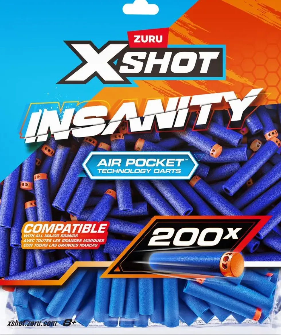 XSHOT INSANITY PACK DE 200 FLECHETTES