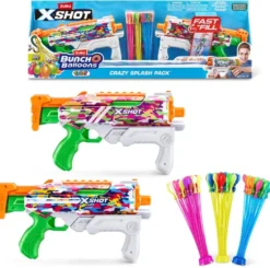 XSHOT WATER FAST-FILL 2 HYPERLOAD BLASTERS ET 3 BUNCH O BALLOONS