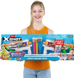 XSHOT WATER FAST-FILL 2 HYPERLOAD BLASTERS ET 3 BUNCH O BALLOONS