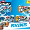 XSHOT WATER FAST-FILL SKINS PACK DE 4 NANO BLASTER