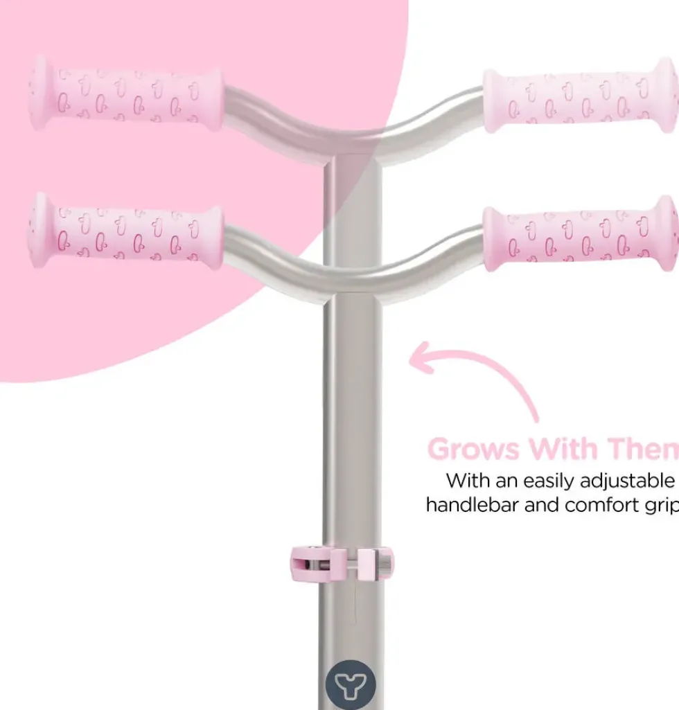 Y GLIDER AIR ROSE - TROTTINETTE 3 ROUES LUMINEUSES