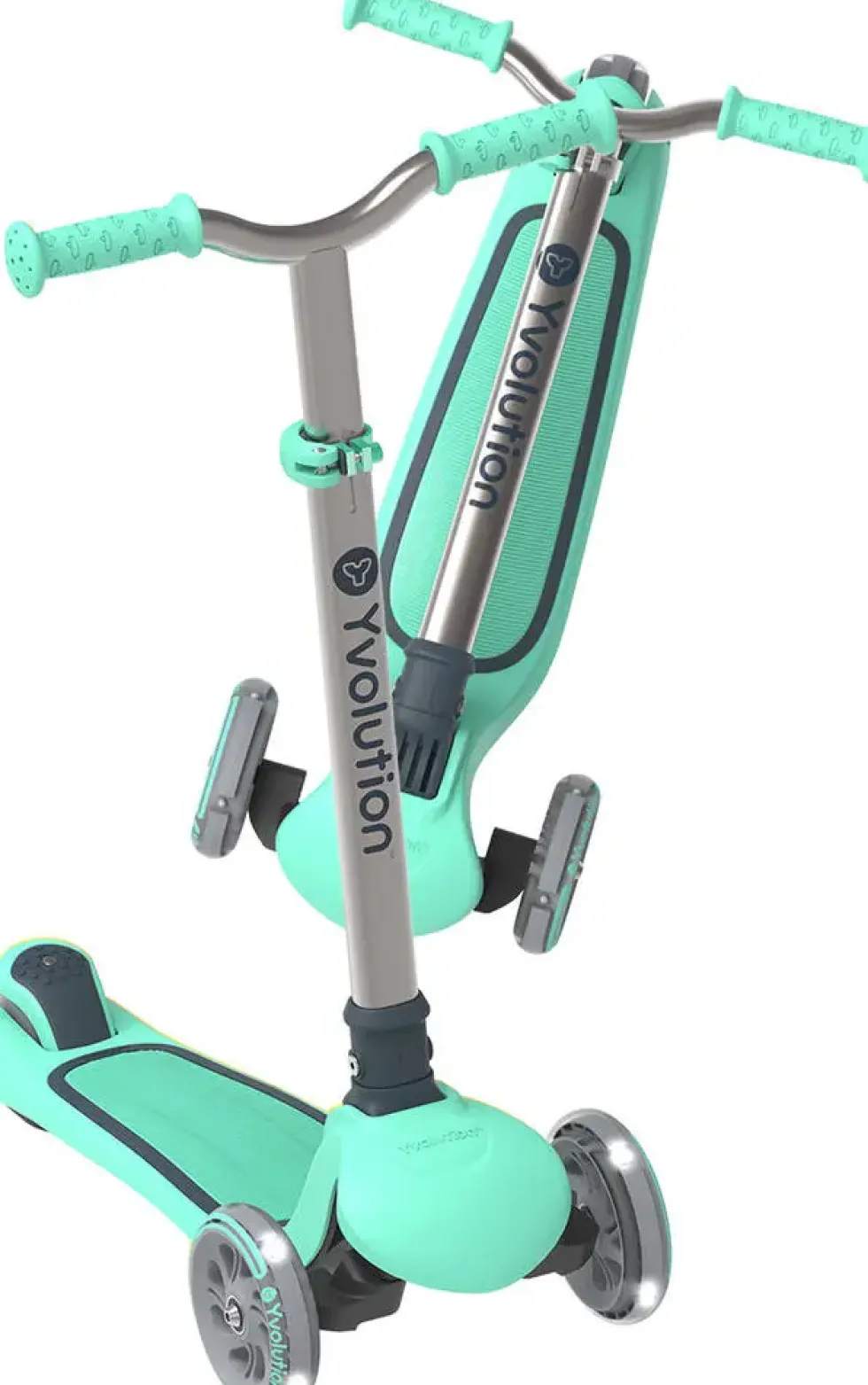 Y GLIDER AIR VERT - TROTTINETTE 3 ROUES LUMINEUSES